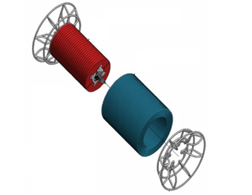 Engineering design of the floatation spool prototype (WHOI).