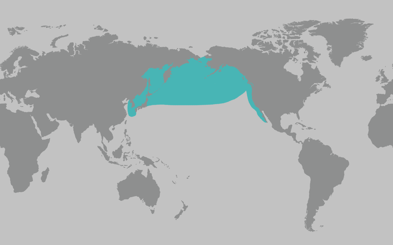 North Pacific Right Whale Range Map