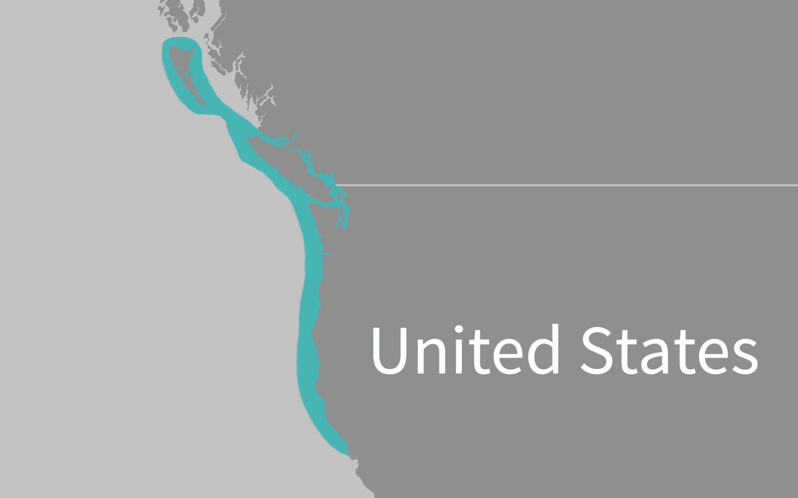 Southern Resident Killer Whale Range Map